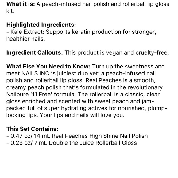 Nails Inc Peachy and Perky - Picture 5 of 5